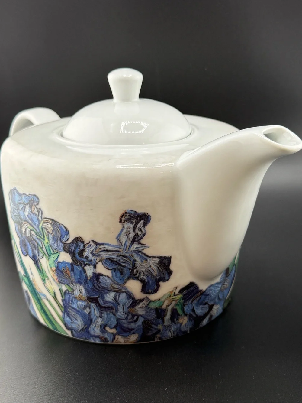 Van Gogh Irises Tea Set The Met Museum Teapot & 2 Cups Porcelain Displayed Only